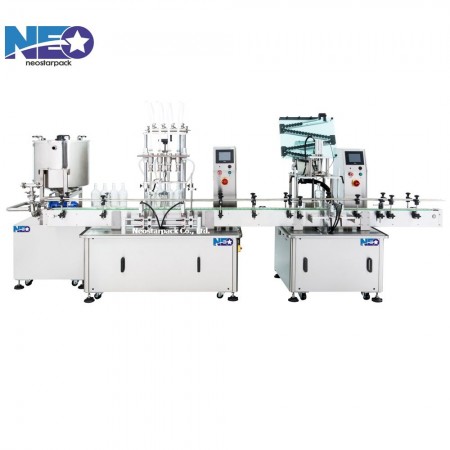 thiết bị đóng gói đổ rượu và đậy